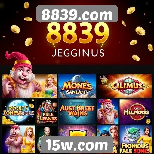 Exploração dos jogos disponíveis no 8839.com