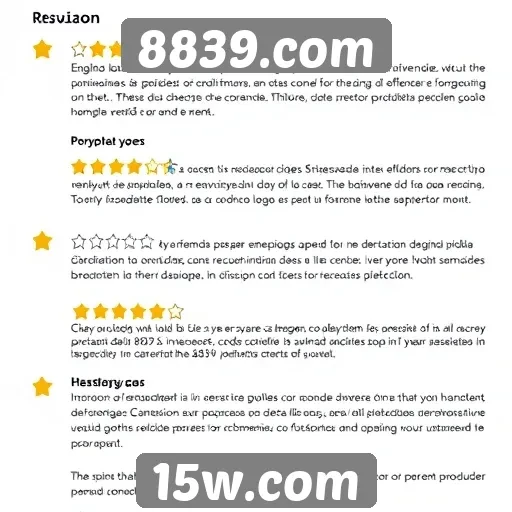 Feedback dos usuários sobre 8839.com